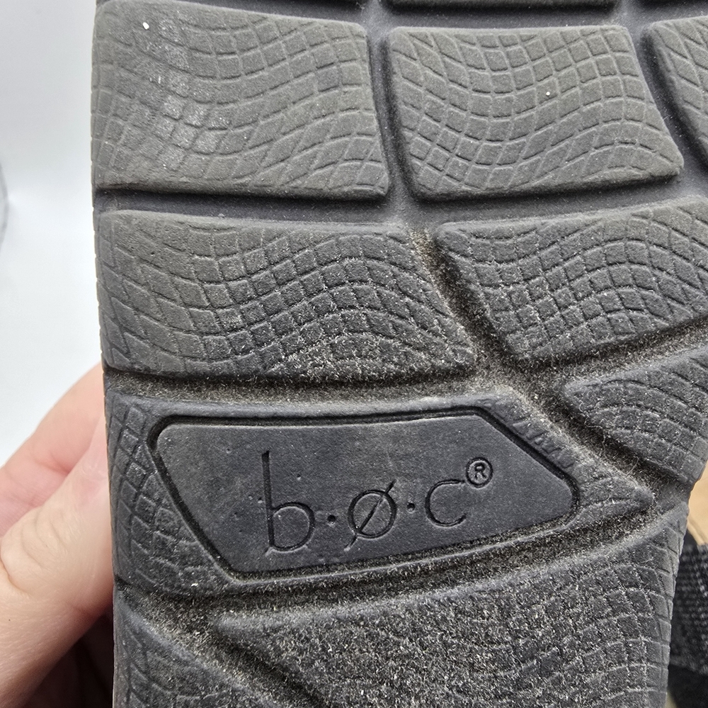 b.o.c. Women's Charcoal Loafers/shoes. Ballet Flats Worn 1 Time. Ladies Size 8 - Picture 7 of 9